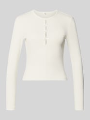 Slim Fit Langarmshirt aus Baumwoll-Mix Modell 'FEMKE' von ONLY - 16
