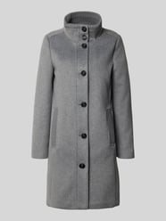 Slim fit lange jas met wol van s.Oliver RED LABEL - 42