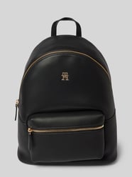 Rucksack mit Logo-Applikation von Tommy Hilfiger Schwarz - 3