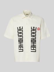 Regular Fit Freizeithemd mit Label-Print Modell 'Banks' von WOODBIRD - 2
