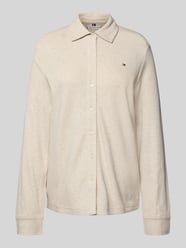 Bluzka z długim rękawem o kroju regular fit z czystej bawełny od Tommy Hilfiger - 19