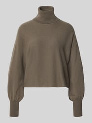 Regular Fit Pullover aus Woll-Mix mit Kaschmir-Anteil von HERZENS Beige - 9