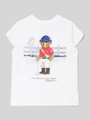 t-shirt z nadrukiem z logo od Polo Ralph Lauren Teens - 1