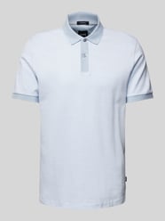 Regular Fit Poloshirt mit Label-Detail Modell 'Parlay' von BOSS Blau - 36