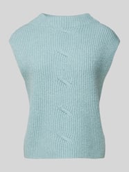 Strickshirt mit Turtleneck Modell 'Pipeti' von OPUS Blau - 23