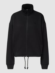 Sweatjack met labeldetails van ADIDAS SPORTSWEAR Zwart - 37