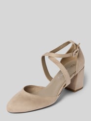 Pumps mit Kreuzriemen von Tamaris Beige - 24