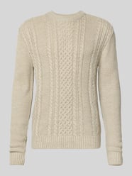 Gebreide pullover met ribboorden, model 'PAUL' van Jack & Jones - 30