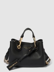 Handtas met labeldetails van Emporio Armani Zwart - 27