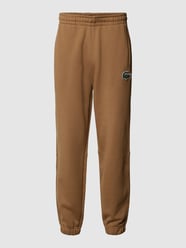 Sweatpants mit Logo-Patch von Lacoste Braun - 6