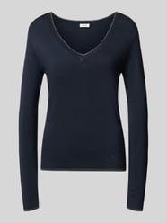 Slim Fit Longsleeve aus reine Viskose Modell 'Maglia Chiusa' von Liu Jo White - 10