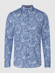 Regular fit vrijetijdsoverhemd met stretch  van A Fish Named Fred Blauw - 21