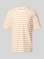 Regular Fit T-Shirt aus Baumwoll-Mix Modell 'DJANGO' von SELECTED HOMME Beige - 37