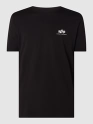 T-Shirt mit Logo-Print Modell 'Basic T' von Alpha Industries - 30