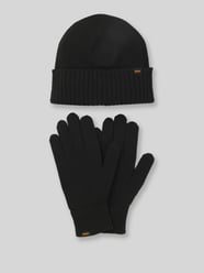 Handschuhe Kalipso_SET mit Logo-Detail im 2er-Pack von BOSS - 47