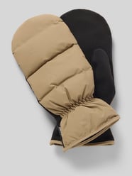 Handschoenen met doorgestikte naden, model 'Lohja' van RAINS Beige - 16