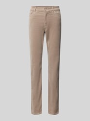 Straight Fit Jeans aus Baumwoll-Mix in Cord-Optik von Christian Berg Woman - 29