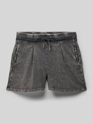 Szorty z dzianiny dresowej o kroju regular fit z imitacji denimu od Garcia - 11