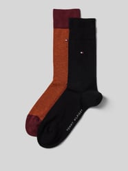 Socken mit Label-Detail im 2er-Pack von Tommy Hilfiger Bordeaux - 44