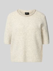 Boxy fit gebreide pullover met korte mouwen en wol van s.Oliver BLACK LABEL - 44