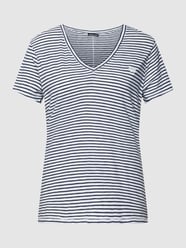 T-Shirt mit V-Ausschnitt von Superdry Blau - 13