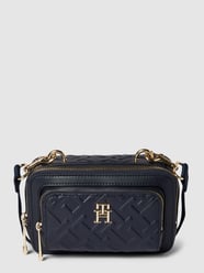 Torba na ramię z logo na całej powierzchni model ‘ICONIC’ od Tommy Hilfiger Niebieski - 18