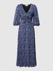 Midikleid mit floralem Muster Modell 'Welma' von FABIENNE CHAPOT Lila - 31