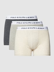 Obcisłe bokserki z elastycznym paskiem z logo model ‘BOXER BRIEF-3 PACK’ od Polo Ralph Lauren Underwear - 9