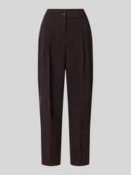 Cropped Barrel Leg Hose mit Bundfalten Modell 'Ortensia' von CAMBIO - 20