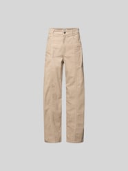 Straight Fit Cordhose mit Logo-Patch von BAUM & PFERDGARTEN Beige - 23