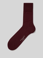 Socken mit geripptem Abschluss von FALKE Bordeaux - 3
