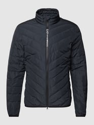 Daunenjacke mit kontrastiven Details von EA7 Emporio Armani Blau - 23