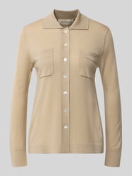 Strickjacke aus reiner Schurwolle Modell 'DETTO' von MM by Max Mara Beige - 2
