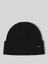 Muts van puur kasjmier, model 'HONESTO' van BOSS - 17