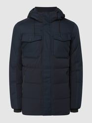 Gewatteerd jack met afneembare capuchon van Calamar Grijs / zwart - 30