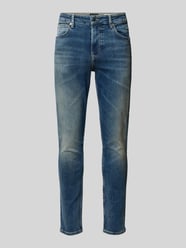 Jeansy o kroju slim fit z mieszanki bawełny model 'ONYX' od BOSS Orange - 11