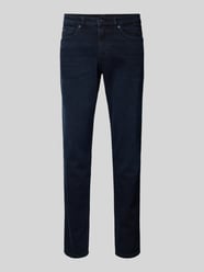 Regular Fit Jeans mit Label-Applikation Modell 'Re.Maine' von BOSS Orange Blau - 15