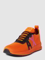 Sneaker mit Label-Details von ARMANI EXCHANGE Orange - 45