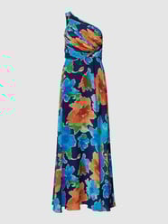 Jurk met all-over motief, model 'ZURINDA' van Lauren Ralph Lauren Blauw / turquoise - 14