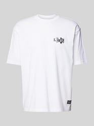 T-Shirt mit Label-Patch Modell 'SKATE' von Levi's® Weiß - 21