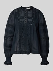 Blouse met knoopsluiting aan de achterkant, model 'Ebba' van Neo Noir - 36