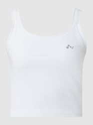 Crop Top mit Stretch-Anteil Modell 'Micha' von Only Play Weiß - 7