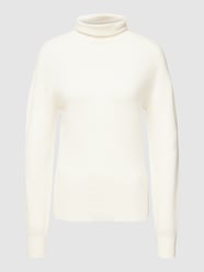Rollkragenpullover mit Raglanärmel Modell 'Fatenan' von BOSS Weiß - 8