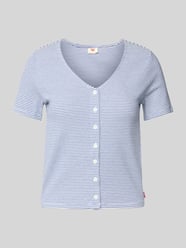T-Shirt mit durchgehender Knopfleiste Modell 'MUSE' von Levi's® - 6