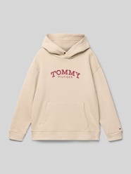 Bluza z kapturem o kroju regular fit z mieszanki bawełny od Tommy Hilfiger Kids - 1