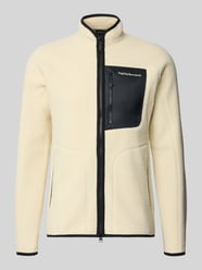 kroj slim fit kurtka z polaru ze stójką model 'NatureRush' od Peak Performance - 30