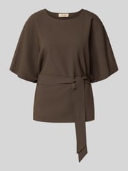 Blouseshirt met strikceintuur, model 'Rikala Miley' van MOS MOSH - 29