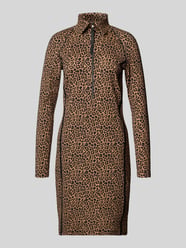 Knielanges Kleid mit Hemdblusenkragen von Marc Cain - 33