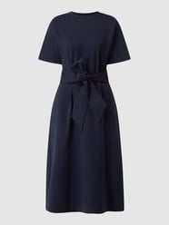 Sweatkleid mit Taillengürtel von Seidensticker Blau - 36