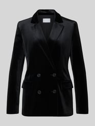 Slim fit blazer van fluweel met klepzakken van Jake*s Collection - 45